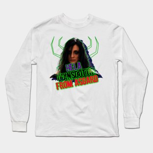 Hela from Asgard odinsdottir thor marvel Long Sleeve T-Shirt